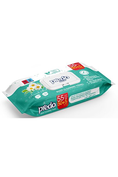 PREDO Vucut Temizleme Havlusu 50+5 Adet