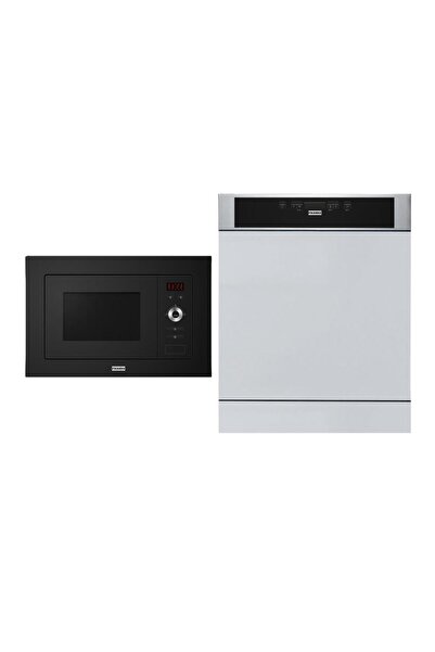 Franke Siyah Set 1, Fırın, Ocak 60 cm, Davlumbaz 60 cm, Mikrodalga, Bulaşık Makinası, Evye ve Armatü