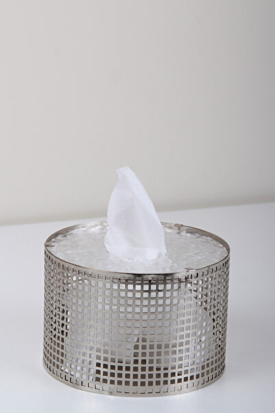 Generic A round tissue box with a stylish, modern design – a touch of beauty in every corner.