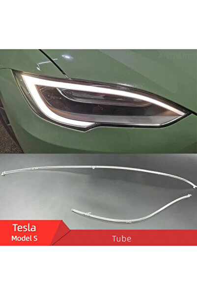 OEM Set fibra reparatie lumini de zi DRL far dreapta Tesla Model S 2017-2023 ...