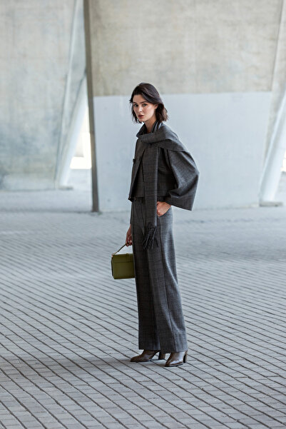 Berr-ın Plaid Classic Trousers Brown