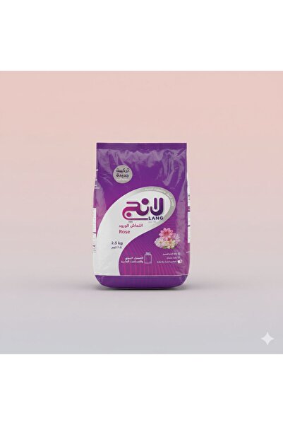 LANG Lange Washing Powder 2.5kg with a fresh rose scent – for handwashing and regular washing machines
