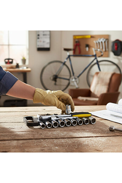 Badem10 Professional 1/2” Socket Wrench Set 20 Pieces Professional Multi-Purpose Repair Maintenance Socket Kit