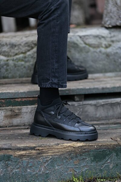 Faruk balkanas Δερμάτινες μπότες Roberto Model Eva Sole Combination