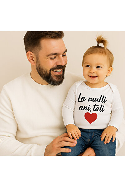 OEM Body bebe cu mesaj, La multi ani tati, Tipo-Art