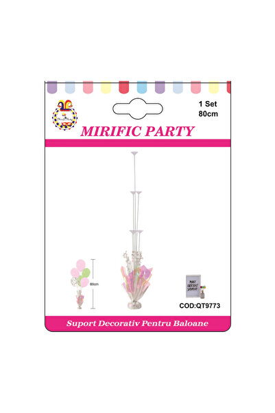 Mirific Party Multicolor balloon stand, 80 cm