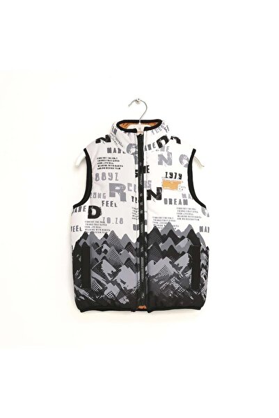 NANİCA Boy's patterned double-sided vest 1-5 years old