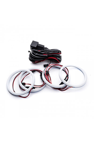 OEM Kit faruri Angel Eyes LED COTTON pentru BMW E92, E93 - 2x100mm, 2x120mm