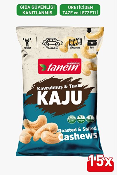 adalılartanem TANEM ATIŞTIRMALIK KAVRULMUŞ KAJU FISTIĞI 40GR X 15 ADET