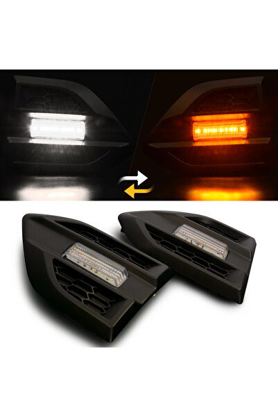 OEM Set 2 lampi LED laterale Lumini de Zi DRL si semnalziare Ford Ranger T7, ...