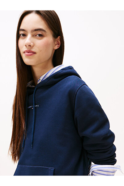 Tommy Hilfiger Linear Logo Fleece Hoodie