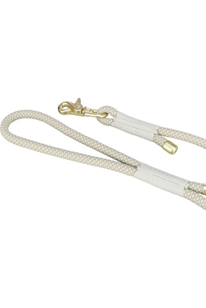 Trixie Lesă din frânghie moale M-L, 1,00 m x 10 mm, gri/gri deschis