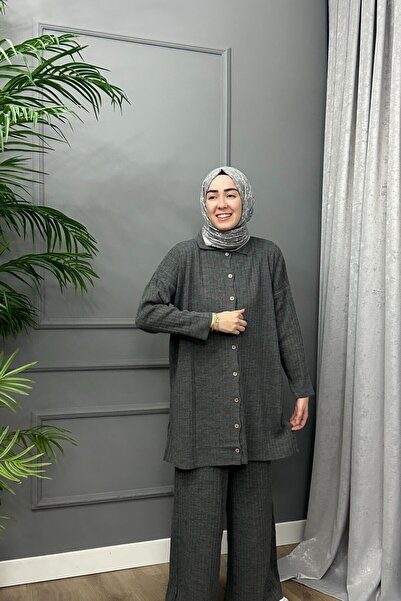 DÜĞMELİ TRİKO PANTOLON TAKIM
