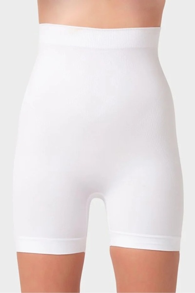 SİA LESS Women's Combed Cotton Slimming Corset Shorts