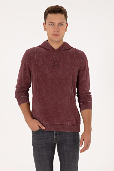 U.S. Polo Assn. Men's Burgundy Sweatshirt 50315493-Vr177