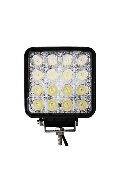 OEM Proiector LED Auto Offroad 4D 48W/12V-24V, 3520 Lumeni, Patrat, Flood Bea...