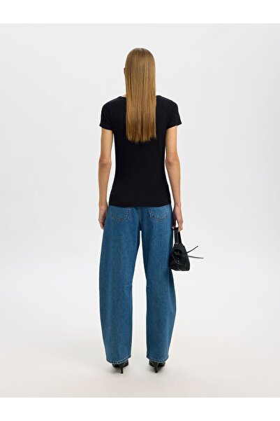 SELECTED T-Shirt U-Ausschnitt