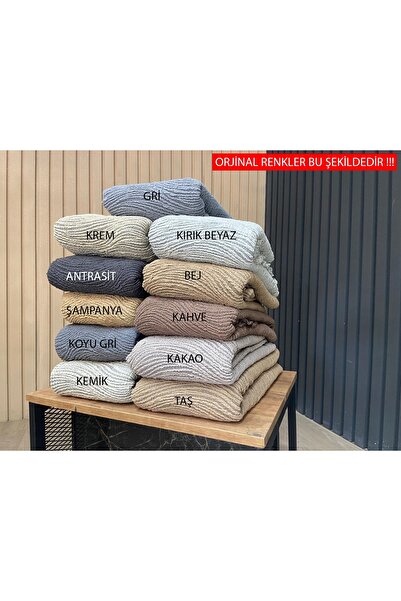 Yellow Home JAKARLI 6'LI SET KARE SANDALYE KILIFI GRİ