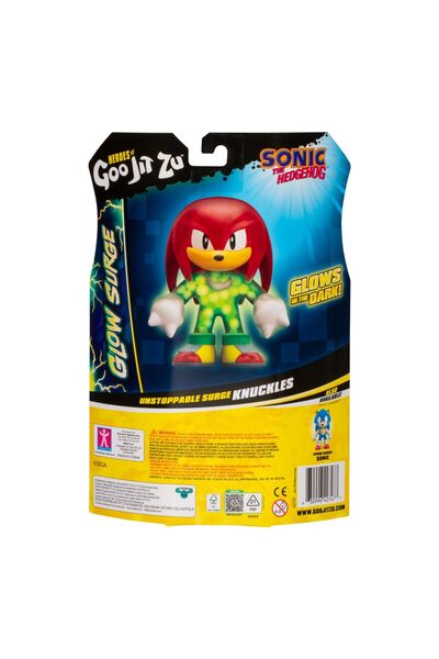 Moose Toys Heroes of Goo Jit Zu Sonic the Hedgehog Glow Surge Unstoppable Surge Knuckles Hero Pack