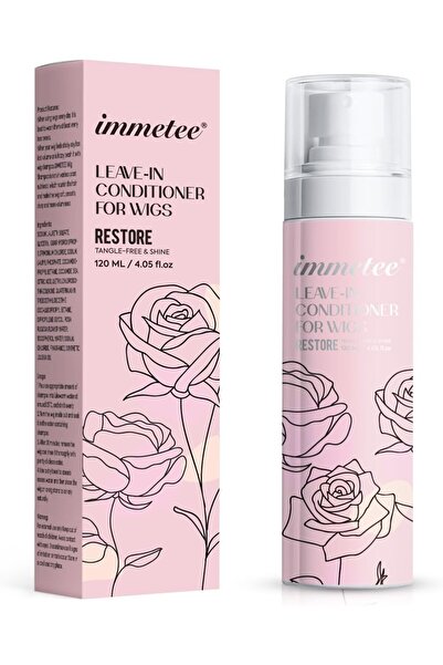 Immetee بخاخ مرطب يُترك على الشعر المستعار الصناعي والطبيعي، 120 مل