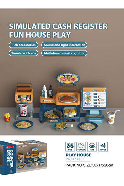 Genericer Children's cash register kitchen toy toys Girl's and Boy Game The best gifts for holidays birthdays