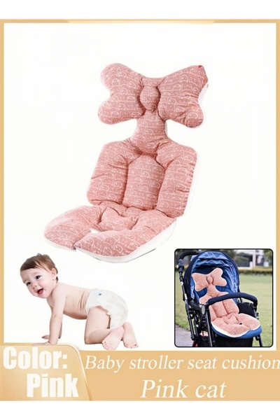 Generic Baby Seat Pad Liner Air Mesh Breathable Universal Soft Non Slip for Stroller Car High Chair