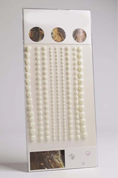 TAKIŞTIR Pearl Body, Hair and Face Stone/ Adhesive Pearl Face Sticker