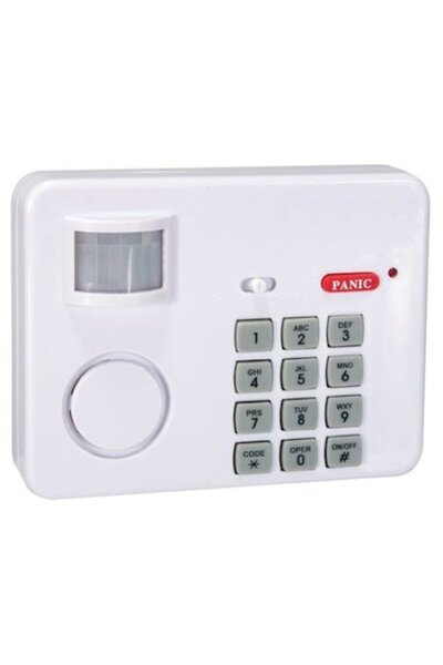 stuffix Wireless Alarm with Motion Sensor, White