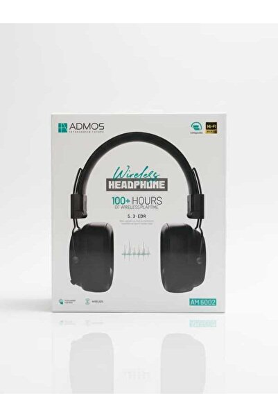 ADMOS AM6002 Wireless Headphones | Bluetooth 5.3 + EDR, 100+ Hours Playtime |...