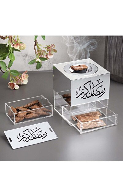 Story of candle Acrylic Incense Burner with Storage Box