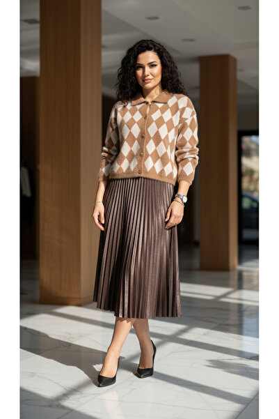 Işıl Baklava Desen Hırka