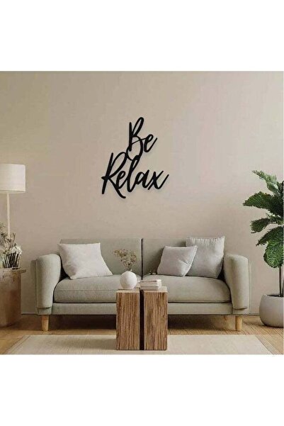 Story of candle Be Relaxed Wall Art Painting - Distinctive Black