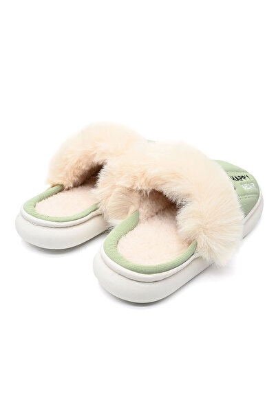 Tmall Women's slippers, Made of textile material, PD1006, Green