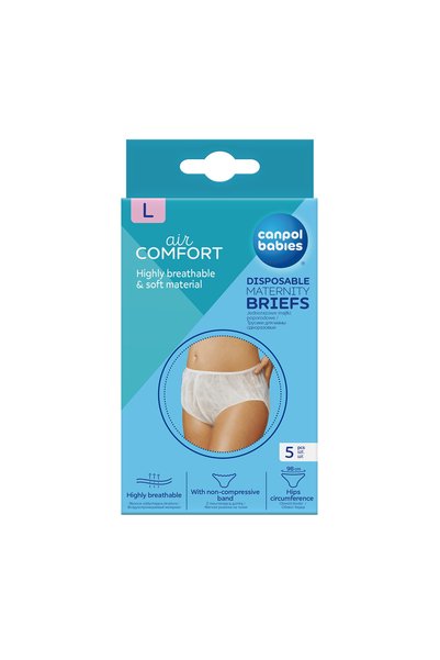 Canpol babies Chiloti postnatali de unica folosinta, 5 buc, Marimea L