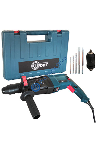 DDT Electric rotary hammer with 2 chucks, DDT, 1100 W, 26 mm, 900 RPM
