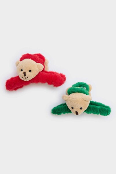 DeFacto Women's Teddy Bear Hairpin E5408Axns