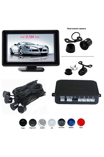 OEM Senzori parcare cu camera video si display LCD de 4.3" S602