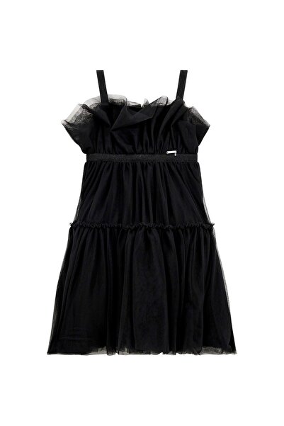 Guess Mesh Kız Çocuk Elbise