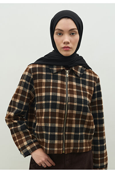 Fresh Cashmere Textured Shawl Black