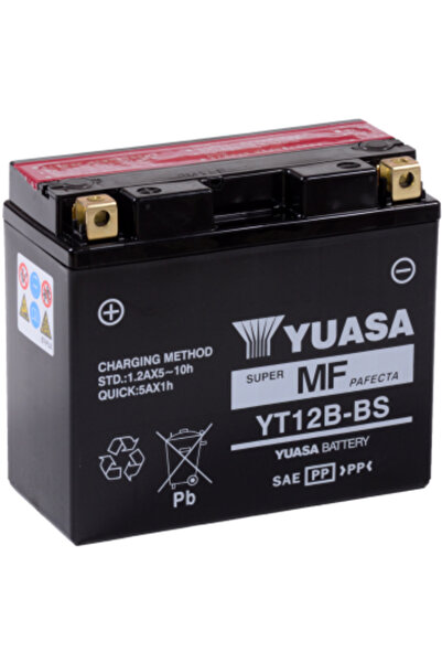 Yuasa motorcycle battery AGM 12V 10Ah (YT12B-BS)