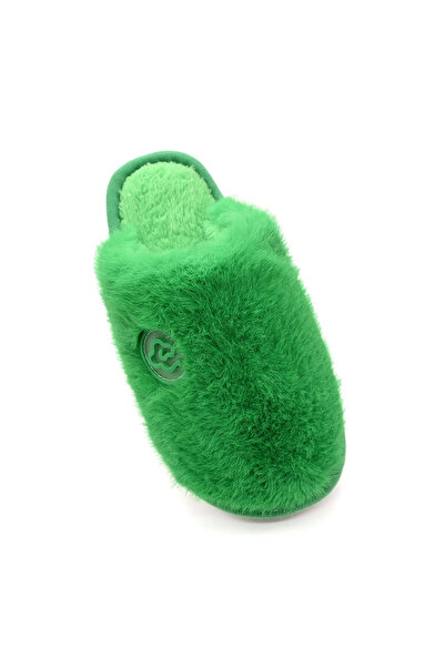 Tmall Women's fluffy slippers, PD1008, Green