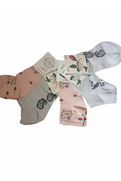Gültekin giyim جوارب نسائية قصيرة 5 أزواج