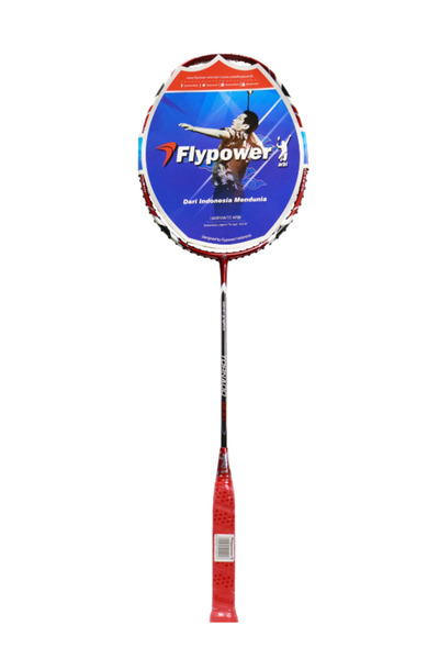 FLYPOWER مضرب تنس الريشة الثقيل تورنادو 800 رأس، أحمر