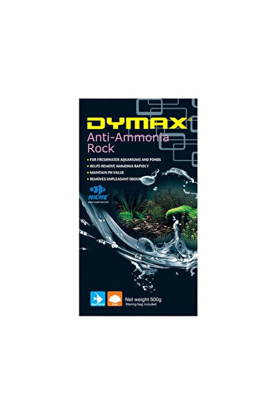 Dymax وسائط ترشيح طبيعية لحوض السمك مضادة للأمونيا 500 جرام