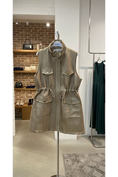 fariza tekstil Cotton hafif parlak görünümlü yelek