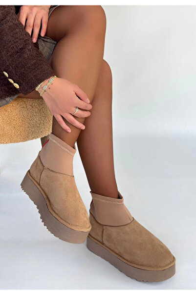 Alfanora Cuen Nude Suede Boots