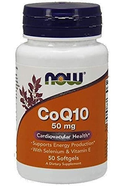 Now Foods Now Co Q10 50 Mg Vitamin E & Selenium Softgels - 50 Softgels