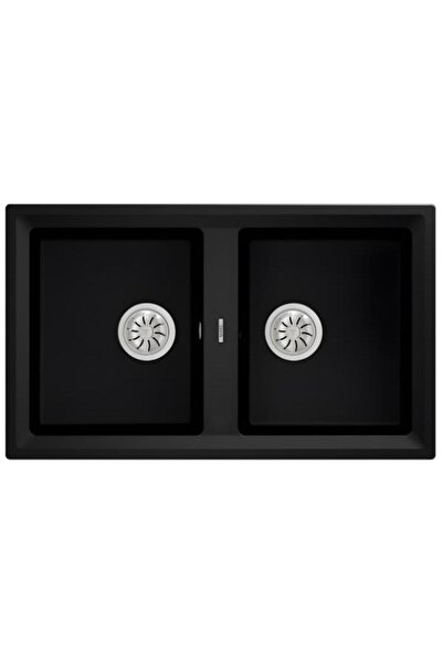 Teka Stone 90 B-TG 2B Siyah Granit Eviye