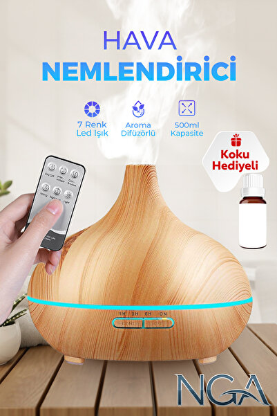 NGA Büyük 550 ml Hava Nemlendirici Ultrasonik Aroma Difüzör Oda Nemlendirici ...