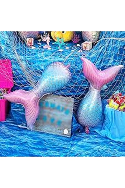 Parti Station Purple Mermaid Concept 5 Year Old Balloon Set Mermaid Theme Birthday Foil Balloon Set
